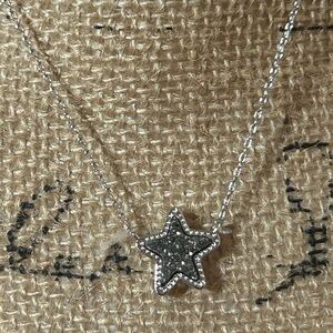 Kendra Scott Silver Star Pendant Necklace